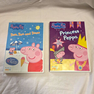 Peppa Pig 2-DVD Lot: Sun, Sea and Snow + Princess Peppa (eOne)